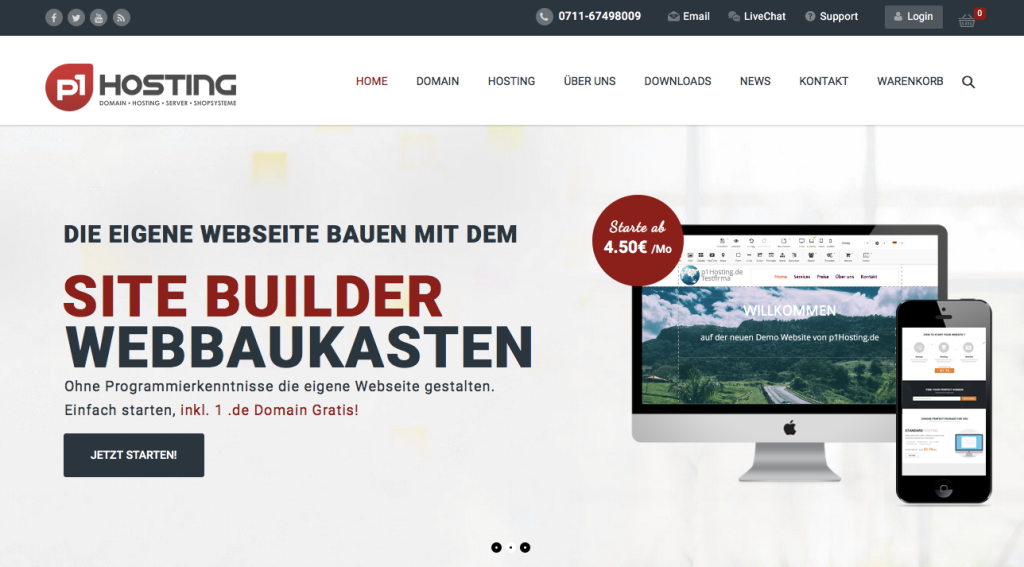 p1Hosting.de managed IT PREMIUM HOSTING aus STUTTGART www.p1Hosting.de